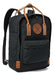 Fjallraven Kanken Black and Brown Leather 16L Simple Design 0