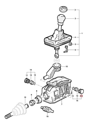 Chevrolet Buje Selectora De Cambios Original Corsa 1994-2005 1