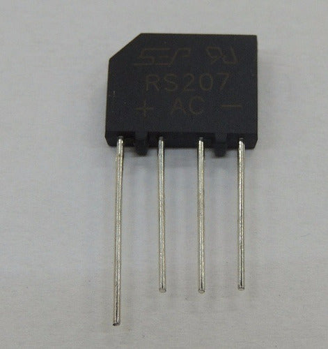 Sep Rs207 Puente Rectificador 2amp 1000v Pack X 5 Pcs 1