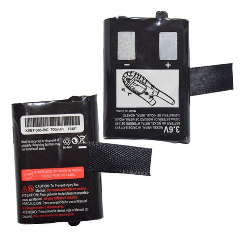 Yaotop 2 Rechargeable Batteries 700 mAh for Motorola GMRS FRS M53617 KEBT-086-D 0