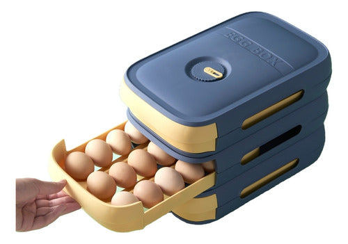 Cuatrocuarenta Stackable Egg Organizer Tray 1