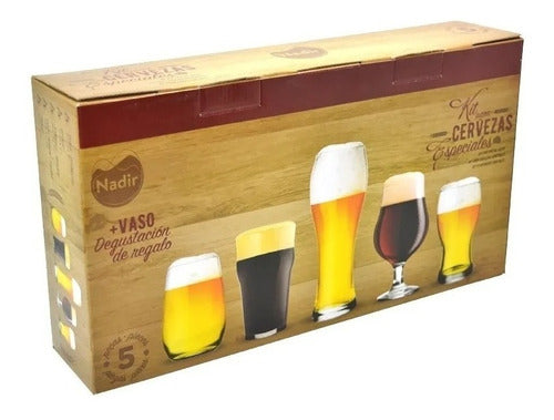 Nadir Special Beer Glasses Set X 5 Units 0