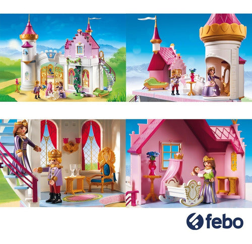 Castillo De Princesa De Juguete Playmobil + Accesorios Febo 3