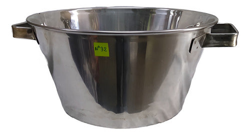 Super Reinforced Stainless Steel Mixing Bowl N°32 0