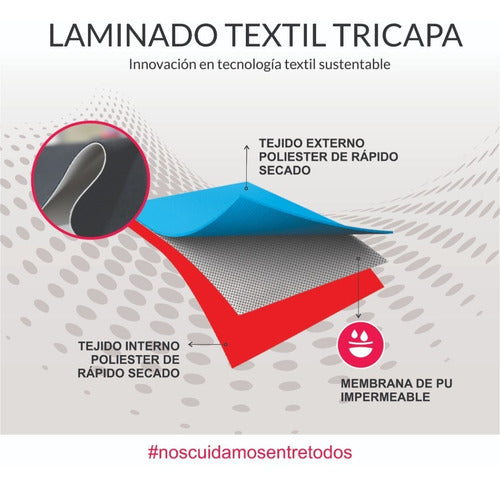 Security Barbijo Tapaboca Impermeable Stifftex Blanco Lavable Cai 2