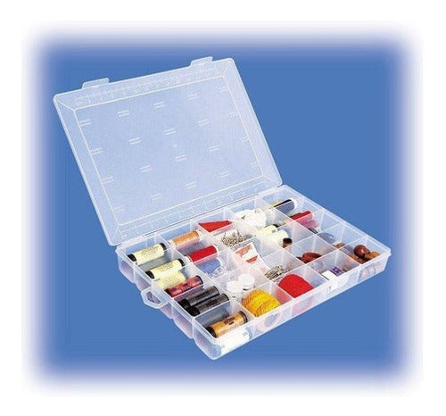 Transparent Plastic Organizer Drawer with 25 Divisions 2
