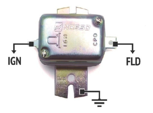 Regulador Voltaje Alternador Maf 12 Volts Universal Mecánico 1