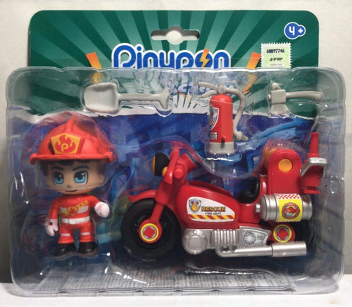 Pinypon Action Moto Bombero C/fig 15636 Sobreruedasjuguetes 0