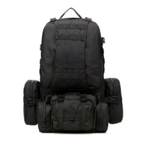 Large Camouflaged Tactical Backpack 65 Liters Military Trekking 17