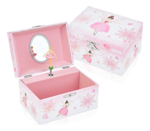 TAOPU Music Box with Twirling Ballerina and Fairy Design for Girls 0