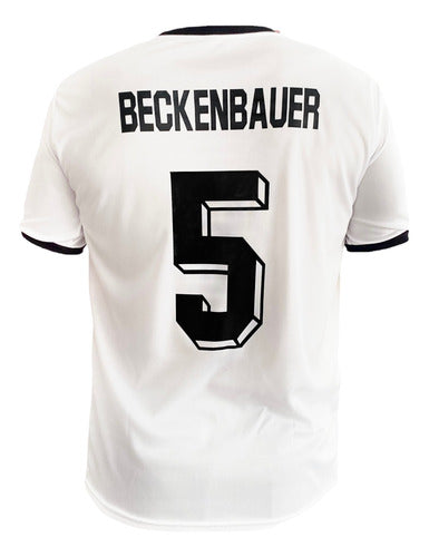 Germany 1974 World Cup Beckenbauer - Muller Retro T-Shirt 0