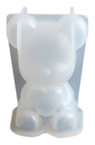Silicone Bear 3D Mold with Love Heart - 001s10 4