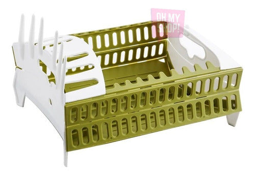 OMS Folding Drying Rack for Dishes and Utensils 1