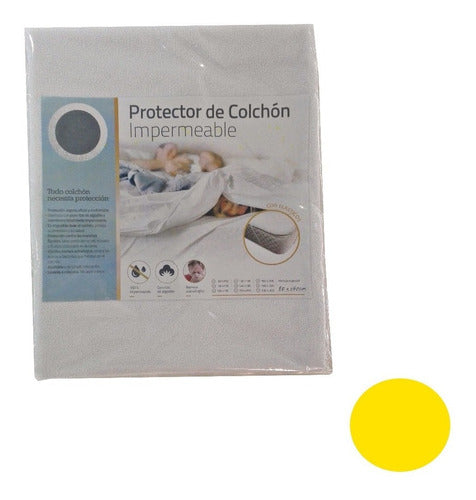 Protector Funda Cubre Colchon Impermeable 90x190 Toalla 100 % Algodon Y Pvc 90 X 190 Reforzado Premium 0