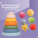 Montessori Toys For Babies Soft Stacking Building Blocks Rin 2