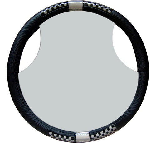 Innovauto PVC Steering Wheel Cover 38cm with Reflective Banner 0