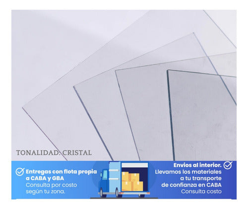 Polygal Compact Polycarbonate Sheets 1mm - 2.44 x 1.22 1