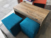 Ideas Amoblamientos Double Lift Top Coffee Table with 2 Chenille Ottomans 4