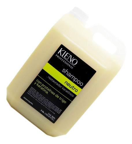 Kleno Professional Shampoo Neutro Restaurador Keratina 5lt 1