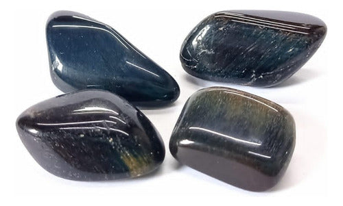Hawk Eye Tumbled Stone - Ixtlan Minerals 2