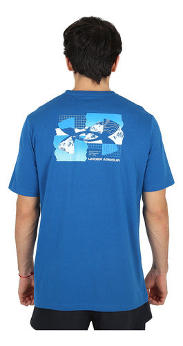 Under Armour Tear Grid Men's Blue T-Shirt | Dexter 1