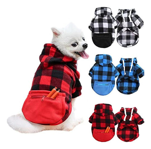 Sudadera Con Capucha Para Perro, 3 Piezas, Ropa 0