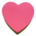 Kendra Fluorescent Sticky Notes X 100 Heart-Shaped Notes 1