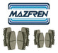 Mazfren Brake Pad Set for 4 Wheels Mercedes Benz Sprinter 516 1