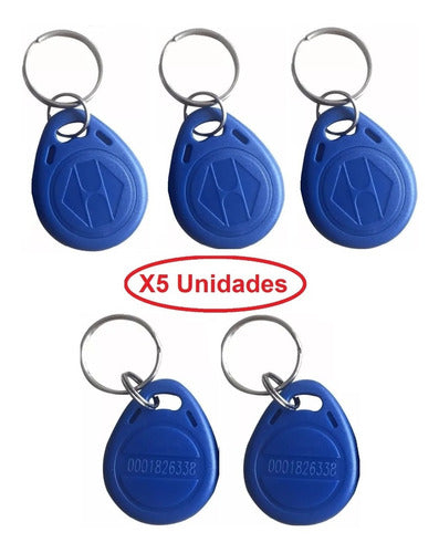 ACM Rfid Proximity Keychains 125 Khz Numbered Units for Access Control 1