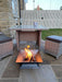 Fogonero Brasero Firepit Leñero Deco Cerrado 5