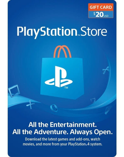 Sony PSN Gift Card $20 Digital Argentina 0