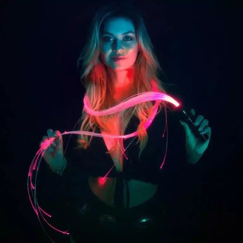 LED Whip with Fiber Optic Light for Luminous Costume 2