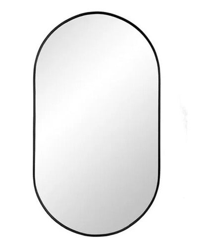 Jaque Mate Oval Wall Mirror PVC 60x90cm 0