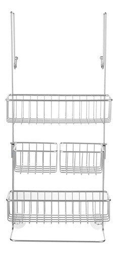 Idesign Metalo Shower Caddy, Chrome 1