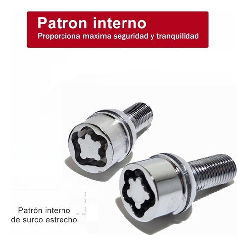 Rhino Wheel Lock's Bulon Antirrobo Chevrolet Corsa 3