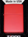 Encendedor Zippo Modelo 221zl Pure Red Original Garantia 1