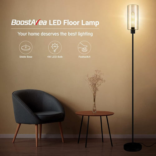 Boostarea Floor Lamp for Living Room, Modern Lamp 1