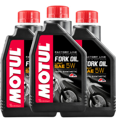 3lts Fluido Garfo Bengala Motul Fork Oil Light 5w Sintético 0