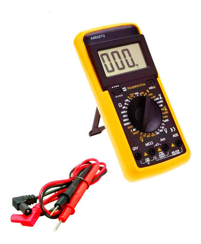 Centralfer Professional Digital Multimeter Tester Capacimeter 9205A 0