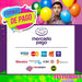 1º CALIDAD COTILLON CARNAVAL CARIOCA ECONOMICO--PACK 50 PERSONAS-- 7