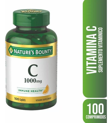 Nature's Bounty L-Lysine 1000mg L-Lysine + Vitamin C 1000mg 1