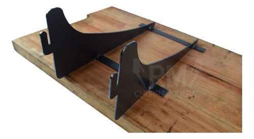 (Only) Board Holder + Wood Board for Grill and Fire Pit BBQ 1