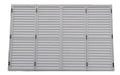 Aluminum Window Shutters 2 Leaves 200x80 White 0