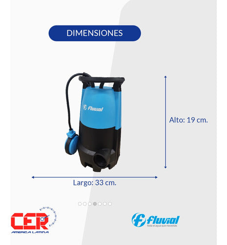 Fluvial Submersible Drainage Pump SMF 750 with Interchangeable Base 4