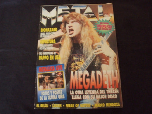 Revista Metal # 253 - Tapa Megadeth 0