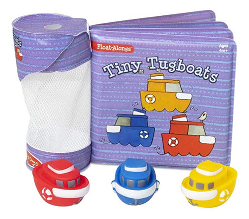 Melissa & Doug - Float-Alongs: Tiny Tugboats Bath Book with Floating Toys 1