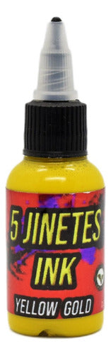 Tinta Tattoo 5 Jinetes Ink 1oz. Yellow Gold 0