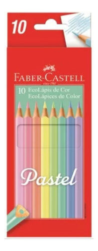 Faber-Castell 27042 Pastel Eco Colored Pencils Set of 10 0