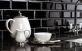 Gabriela Soft Subway Beveled Glossy Black Ceramic Tile 7.5x15 1st Quality 3
