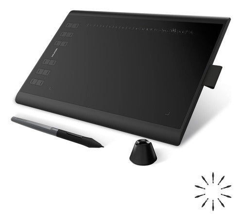 Huion 1060 Pro + Usb Tableta Gráfica 10  X 6,25  5080 Lpi Rp 1